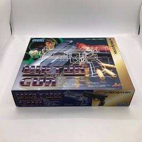 Sega Saturn Gun Controller Virtua Cop HSS-0122 Box Japan CRT TV Only Tested