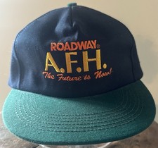 Vintage Roadway A.F.H. The Future Is Now Hat Otto Cap USA Made Strapback Cap