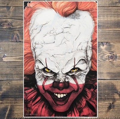 It Pennywise The Clown Welcome Derry 11x17 Poster Print Signed Chris Oz Fulton