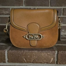 Coach ELLE SADDLE BAG Brown