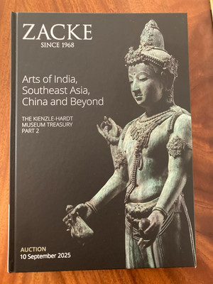 Arts of India, Southeast Asia, China and Beyond, Zacke Auction, 10.09.25
