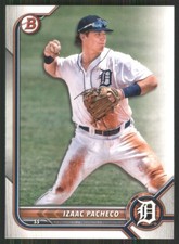 2022 Bowman Prospects #BP-106 Izaac Pacheco Detroit Tigers 2657
