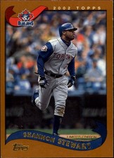 2002 Topps Limited Baseball Card #135 Shannon Stewart /1950