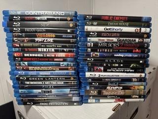 38 Blu Rays Movie Lot