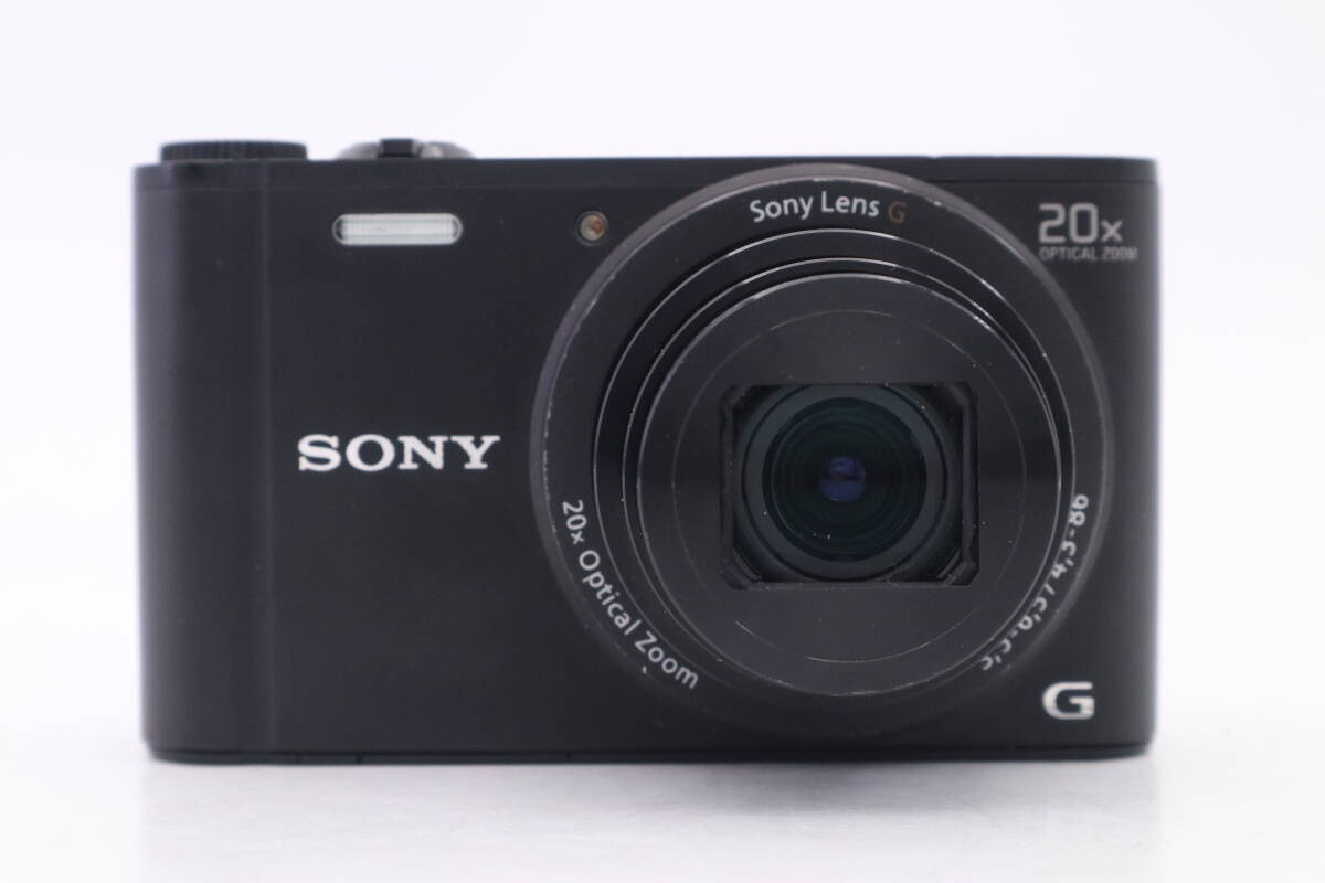 Sony Cyber-Shot DSC-WX350 Camera 18.2MP 20x Black Tested WiFi