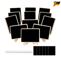 Kreidetafel Klein 10×7,5Cm 12 StüCk Tischkarten Aufsteller Hochzeit Party Event