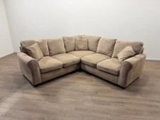 Taylor Fabric Corner Sofa – Beige