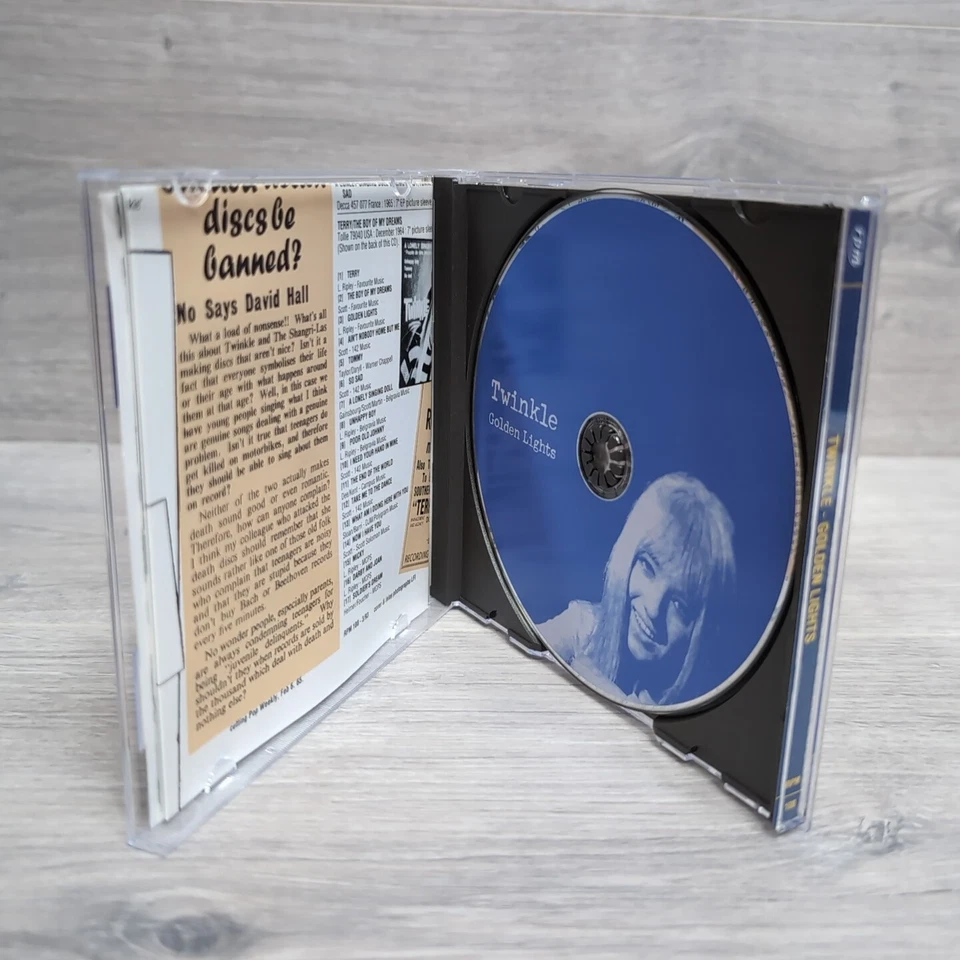 Twinkle - Golden Lights - CD Album + Poster Inlay - 1993 RPM Records - VG Con  Foto 2 de 4