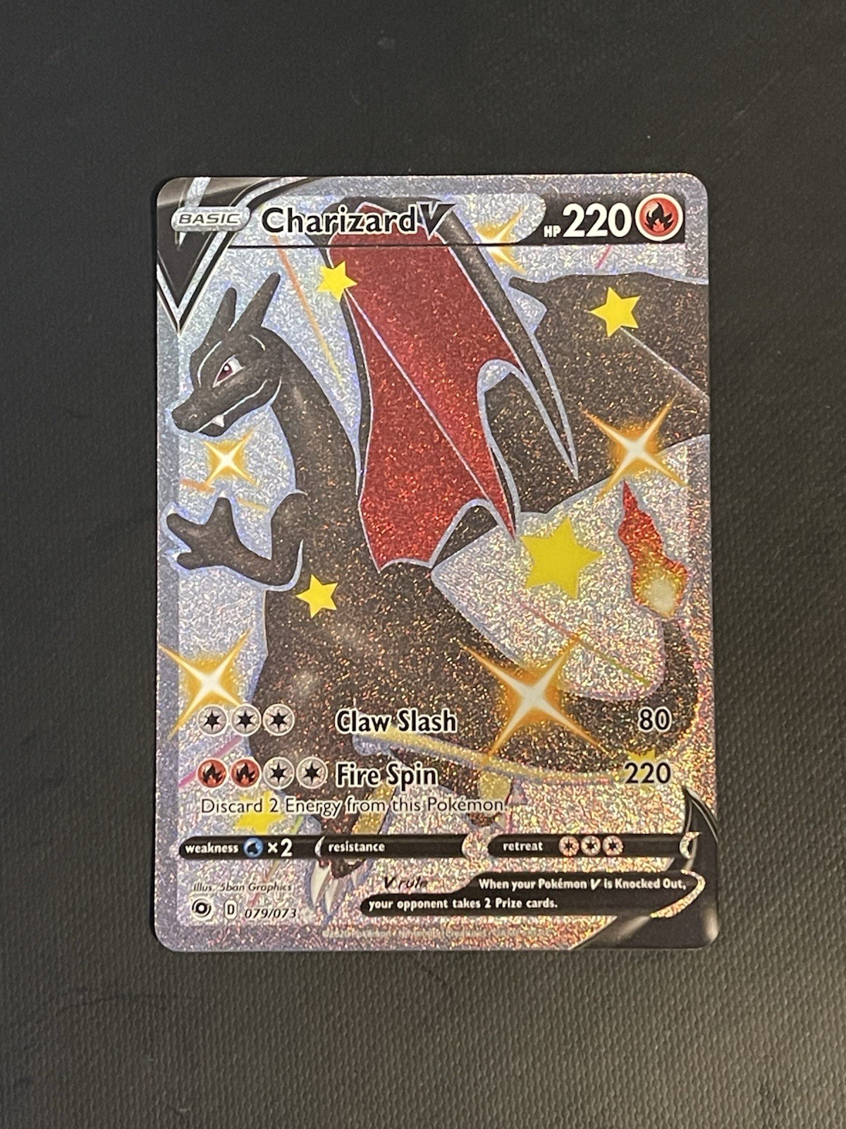 Charizard V (Secret) 79/73 Champions Path Holo NM/M
