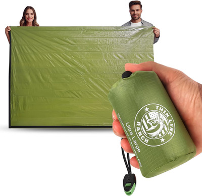 Ultra-Large Emergency Sleeping Bag for Survival - Hypothermia Prevention & Shelt
