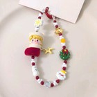 Nowy autentyczny brelok Pop Mart 2024 Sweet Bean Boże Narodzenie Charm na telefon