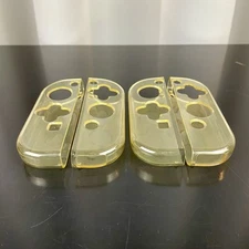 Two Sets Of Dobe Switch Joy-Con Protective Grip Covers, Smoky Yellow, Pre-Owned
