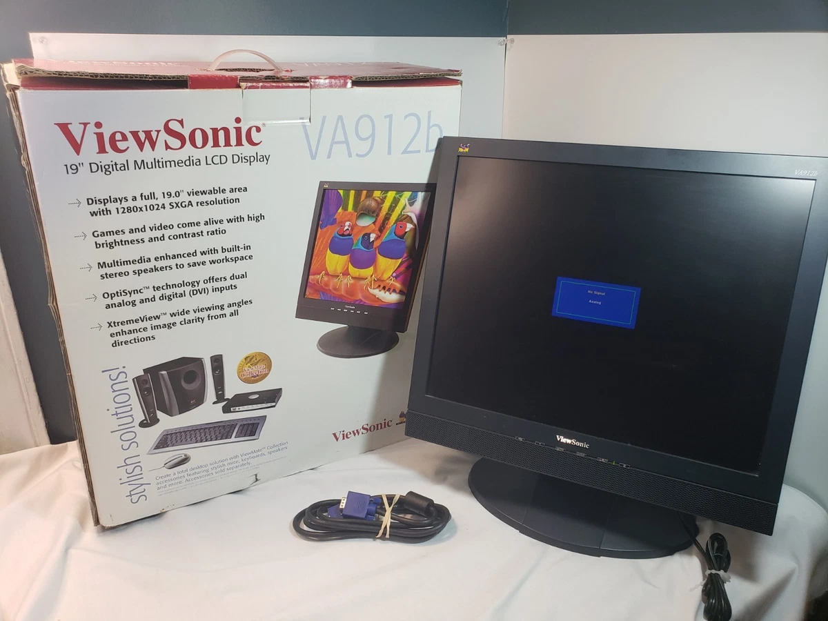 ViewSonic VGA D-Sub 4:3 Computer Monitors for sale | eBay