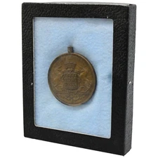 French Medal Commemorating Ville d'Amiens Fur Trade Converted into Pendant
