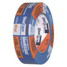 SHURTAPE CP 27 MaskingTape,1 3/8" W,60yd L,Blue 10A373