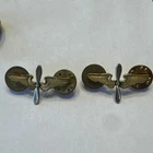 Lot Of 2WW2 USAAF Army Air Force Pilot  Aviation Military Wings Propeller Pin 3"