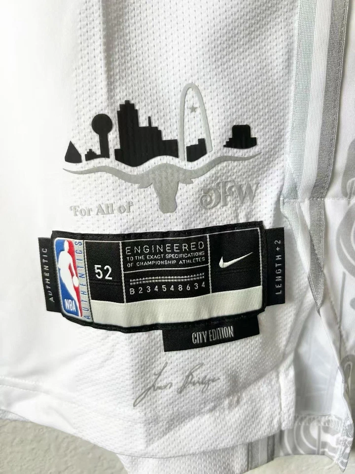 Kyrie Irving Nike NBA Dallas Mavericks Authentic City Edition Jersey - Image 3 of 4