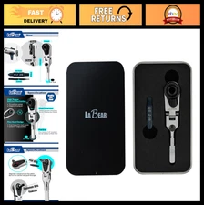 Flat End Flex Head EDC Ratchet Wrench Set - Screwdriver Accessory for Multitools