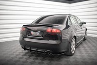 Spoiler CAP FüR Audi A4 Limousine S-Line B7 Schwarz Hochglanz Heckspoiler Ansatz