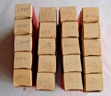 Mixed Brands/Sizes lot of 20 vacuum tubes Untested ~ NOS