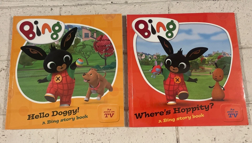 A Bing Story Book (As Seen On TV): 8-Bing Bunny Children Story Book lot - Image 2 of 4