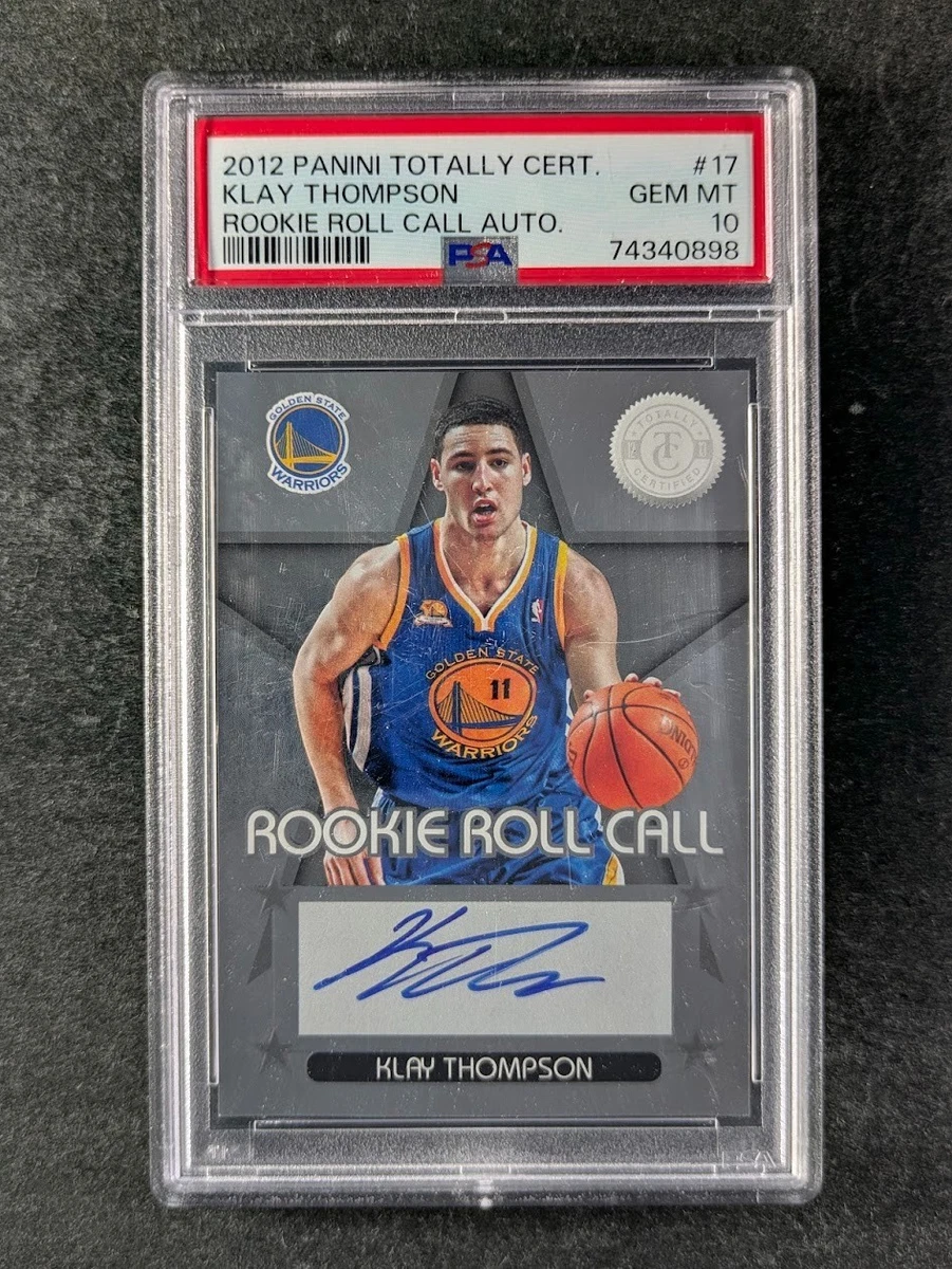 Klay Thompson Basketball Grade 10 Rookie Sports Trading Cards