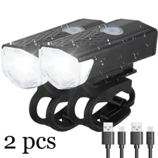 Bicycle Light Bike Front Rear Lights Set Mountain Bike Night Cycling Headlight