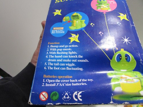Naughtier DRAGON BABY Electronic Bump-N-Go Light-Up Drummer Open Box SUNNY - Picture 11 of 20