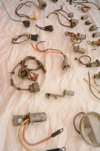 Vintage 1940s 50s 60s OEM Dashboard Bulb Holder Switch Lead Terminal Lot - Picture 8 of 8