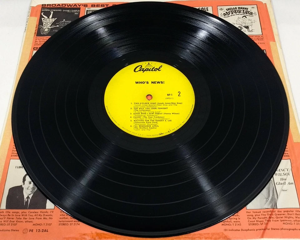 "Who's News!" Top Hits Top Stars Mono LA 1962 NP2 NP1 LP Vinyl Record Jazz Album - Image 4 of 4