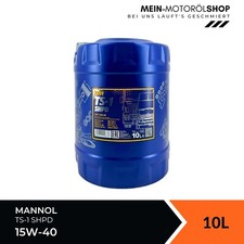 Mannol TS-1 SHPD MB 229.1 MB 228.3 MAN Volvo MTU 15W-40 10 Liter