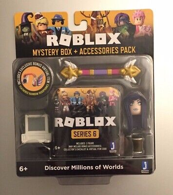 Roblox Celebrity Series 6 Blind Mystery Box Silver Cube Exclusive Virtual  Codes