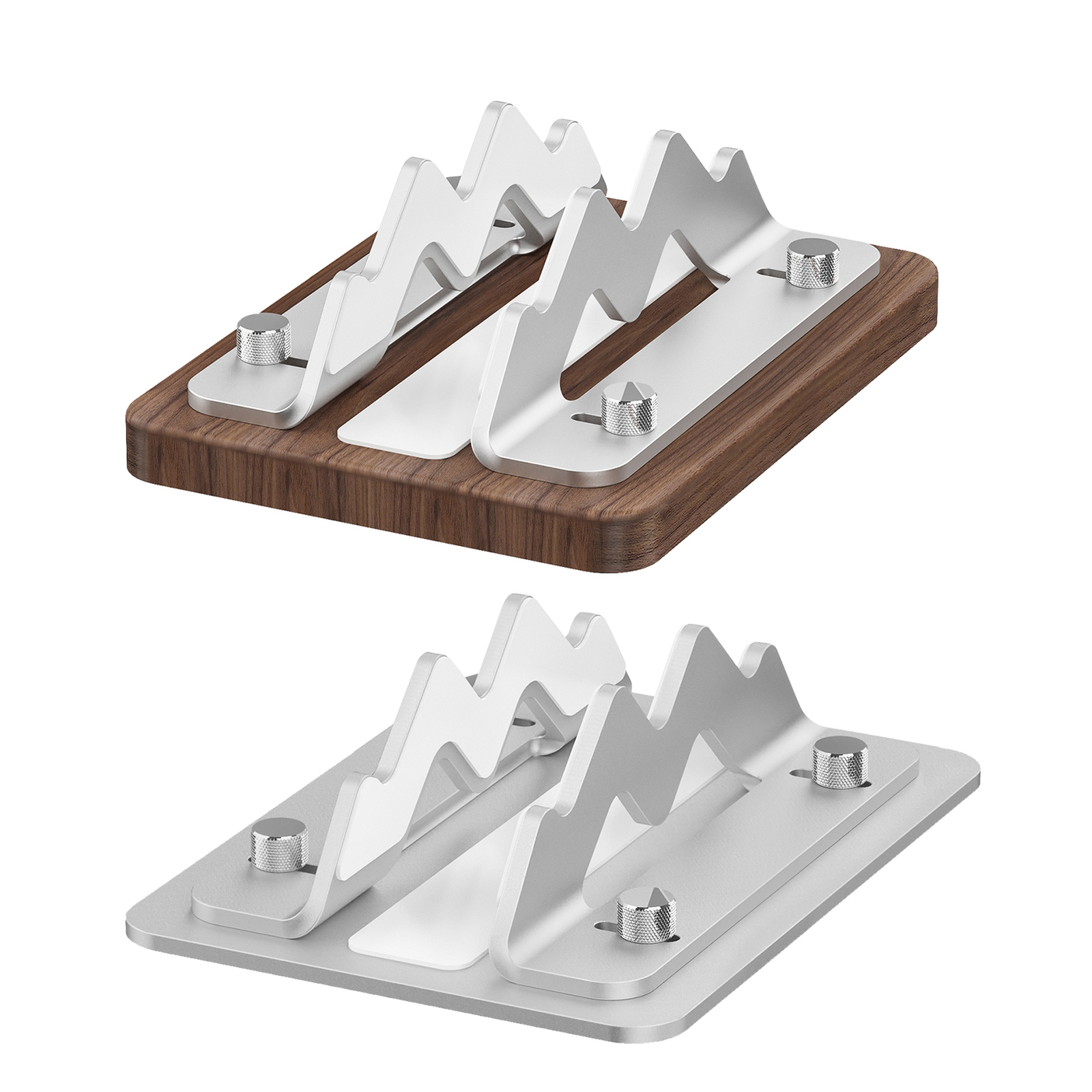 Adjustable Laptop Stand Dock for Desktop PC Ergonomic Mount Bracket Organizer-image