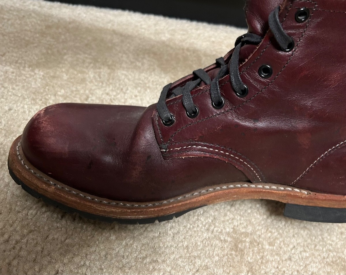 Red Wing Heritage 9011 Beckman Round Toe BOOTS Cherry Featherstone 