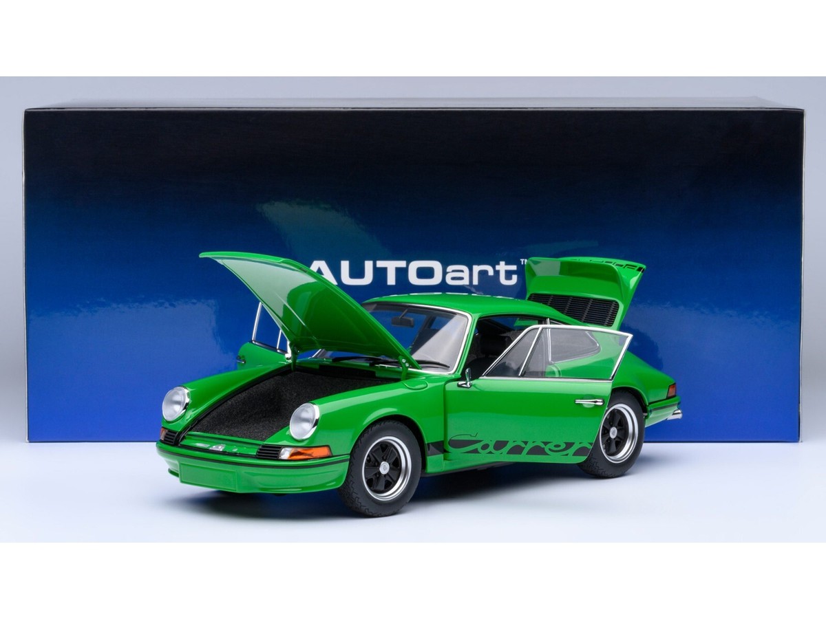 PORSCHE 911 CARRERA 2.7 RS VIPER GREEN 1/18 MODEL CAR BY AUTOART