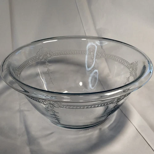 Fire King Blue Philbe Sapphire Glass Mixing Bowl 8" 1941-1956's Vintage
