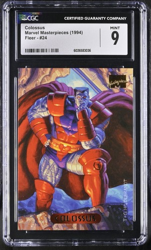1994 Marvel Masterpieces Gold Signature COLOSSUS X-Men #24 CGC 9