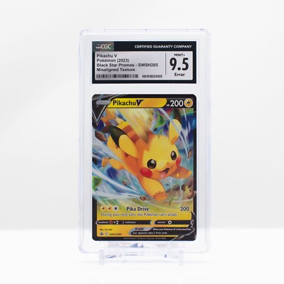 2023 Pokemon Pikachu V SWSH285 Black Star Promo Sword & Shield