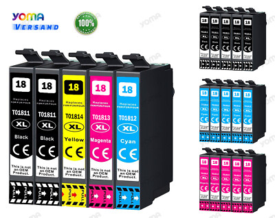 Patronen Multipack für Epson 18XL XP-102 202 205 212 225 30 325 312 315 322 425