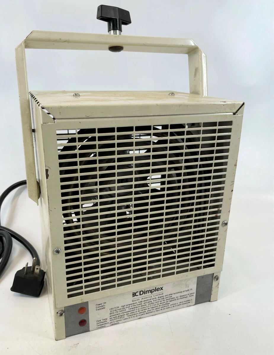 Dimplex DGWH4031 White Fan Forced Air Commercial Garage 240V 4000W Heater  WORKS | eBay
