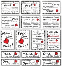 Schild Vintage 30x20/10cm Sprüche WanddekoTürschild Geschenk Opa Oma Papa Mama#V