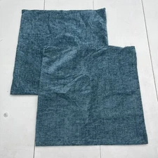 Miulee Teal Blue 2 Pack Throw Pillowcases 20x20