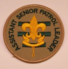 Assistant Senior Patrol Leader Patch, Current Version, MINT