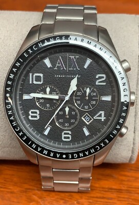 Armani Exchange Men's AX1254 Black Chronograph Dial Armani Exchange Men's AX1254 Black Chronograph Dial