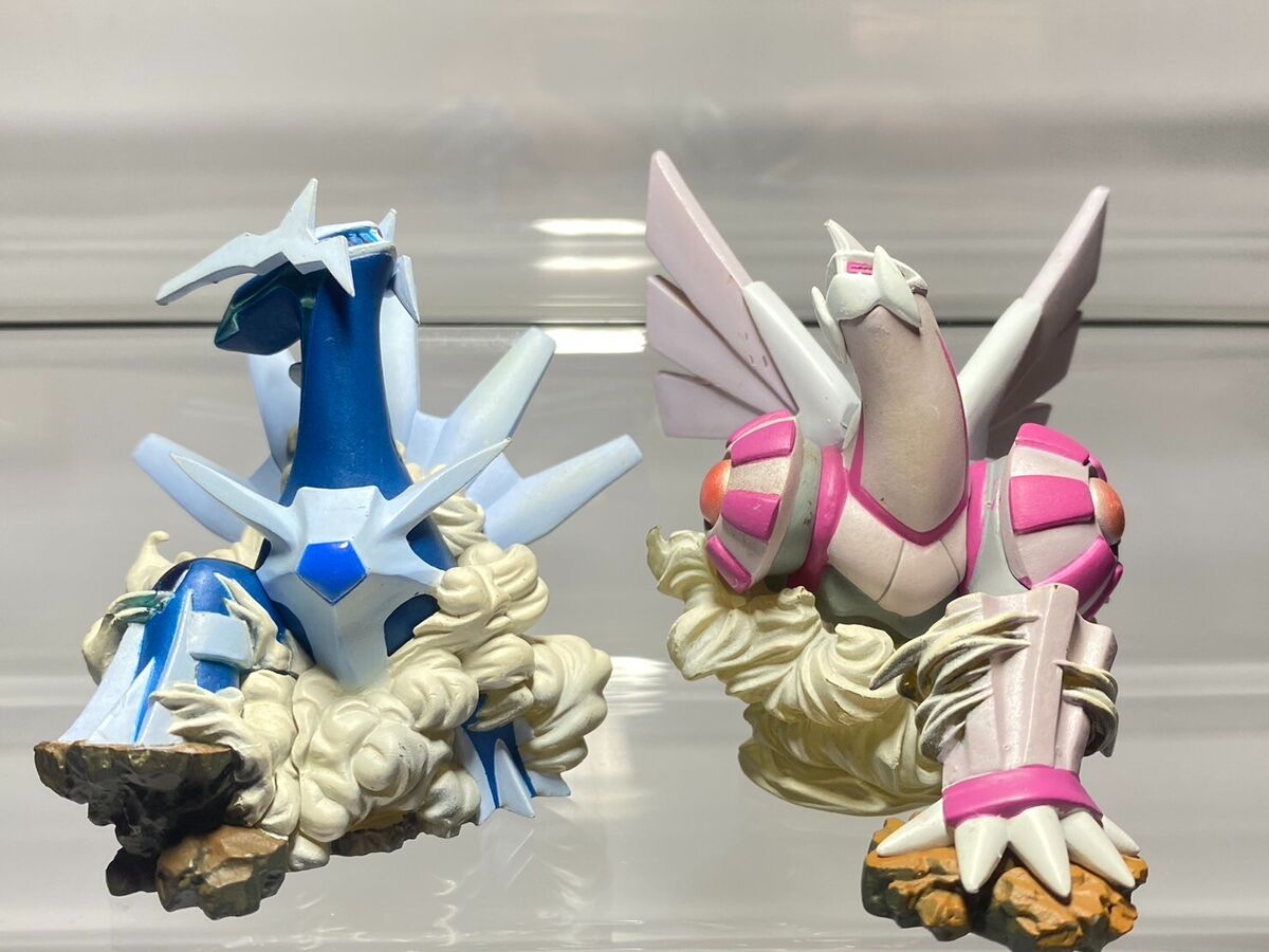 Dialga Palkia Pokemon Preorder Bonus Figure Kaiyodo Toy Japan H08 2.25-2.4in