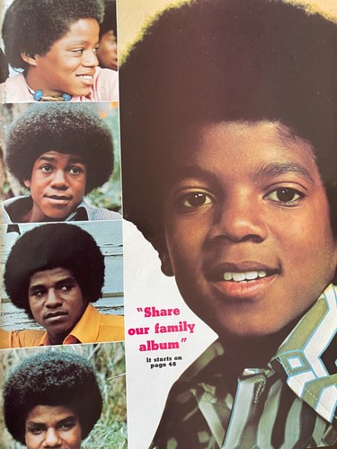 David Cassidy, Michael Jackson, Jackson Five, Double Full Page Vintage Pinup - Picture 2 of 2