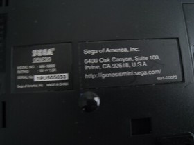 Sega Genesis Console 16-Bit - MK-16000 - Tested Works. No controller or cords