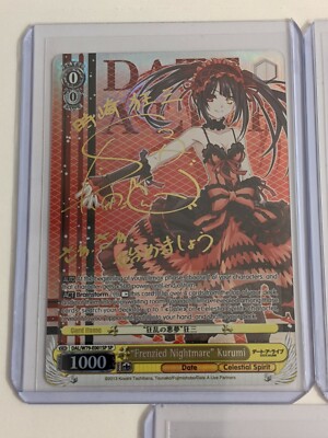Weiss Schwarz TCG CCG Date a Live Signed SP Card Set Foil English