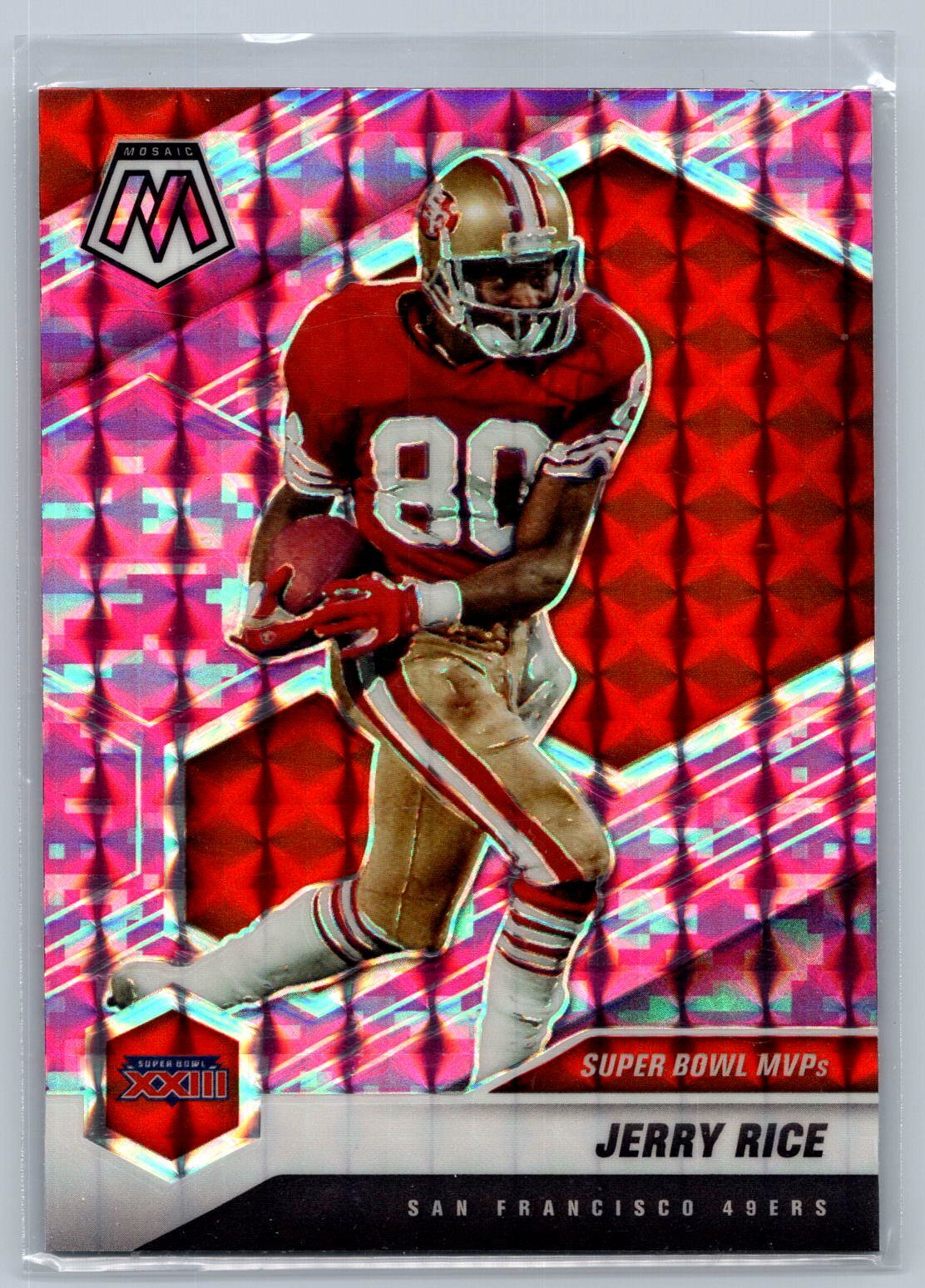 Jerry Rice 2021 Panini Mosaic Football Pink Camo Prizm #295 SF 49ers | eBay