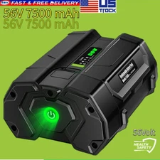56V 7.5Ah For EGO 26V Battery 56volt BA1400T BA4200 BA2800 LI-ION Battery